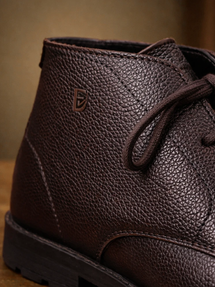 THE GRANDEUR leather boots, view 2