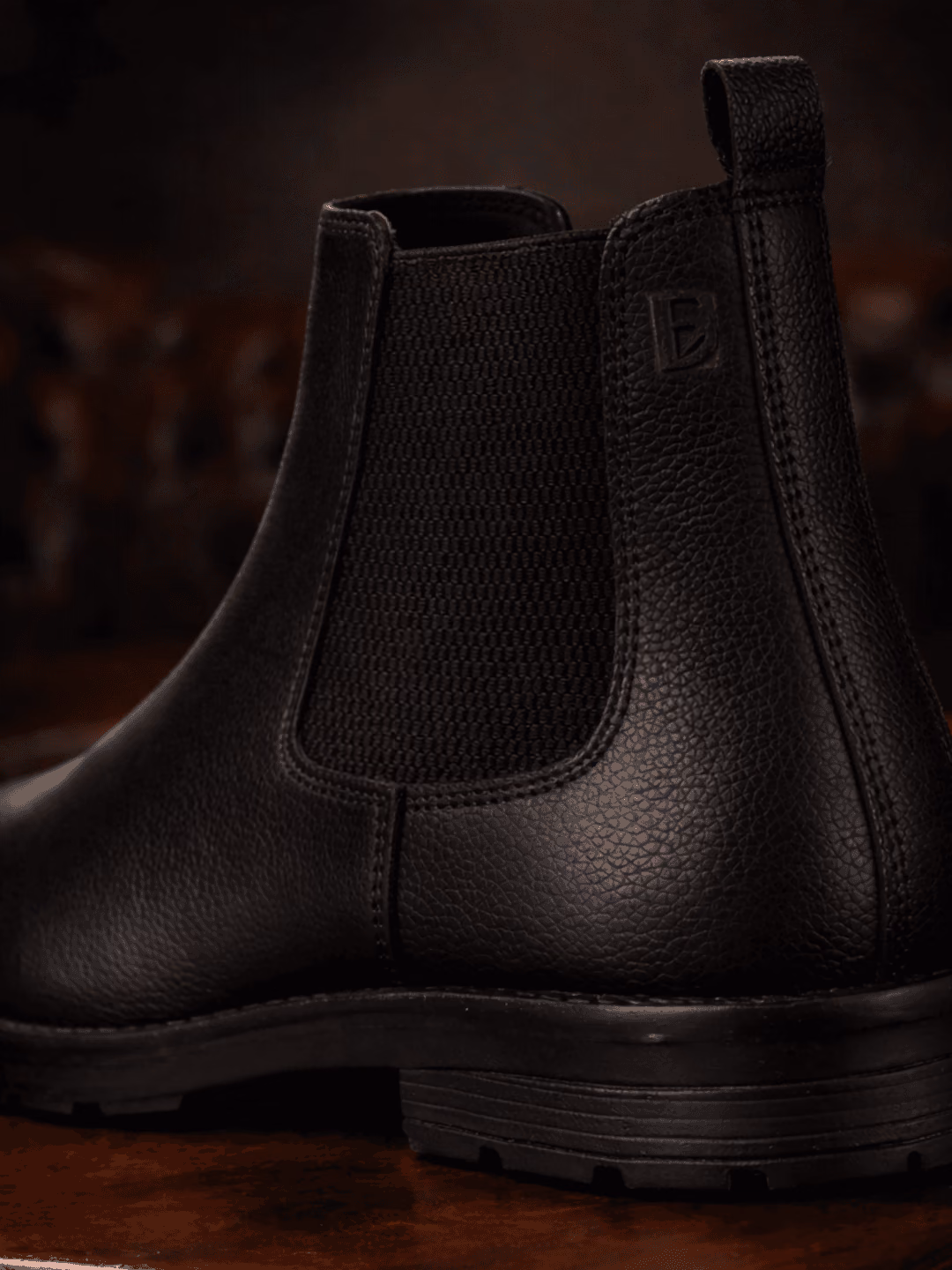THE CHELSEA leather boots, view 2